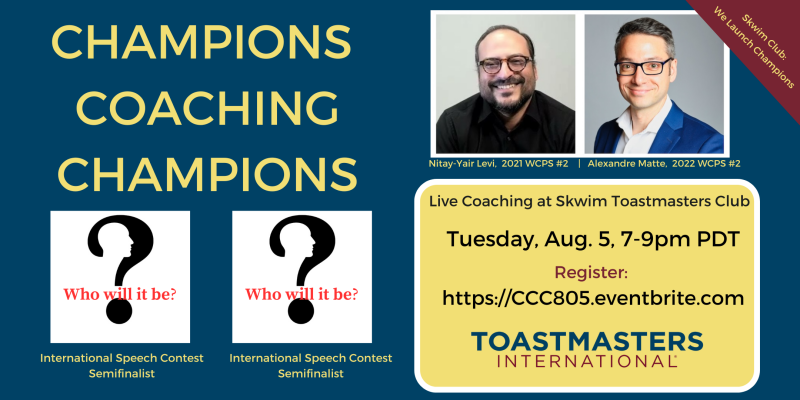 Champions Coaching Champions - August 5, 2025