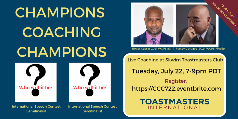Champions Coaching Champions - July 22, 2025
